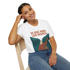 Fe que Habre los Mares |  Éxodo 14:21-22 | Camiseta Cristiana | Fe Activa