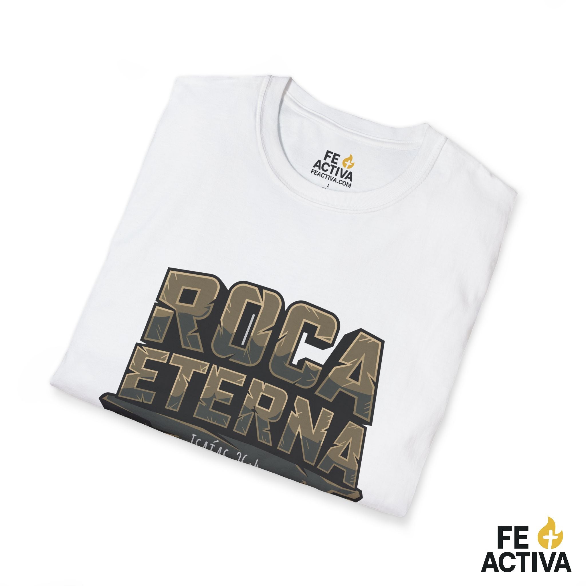 Roca Eterna | Camiseta Cristiana | Fe Activa