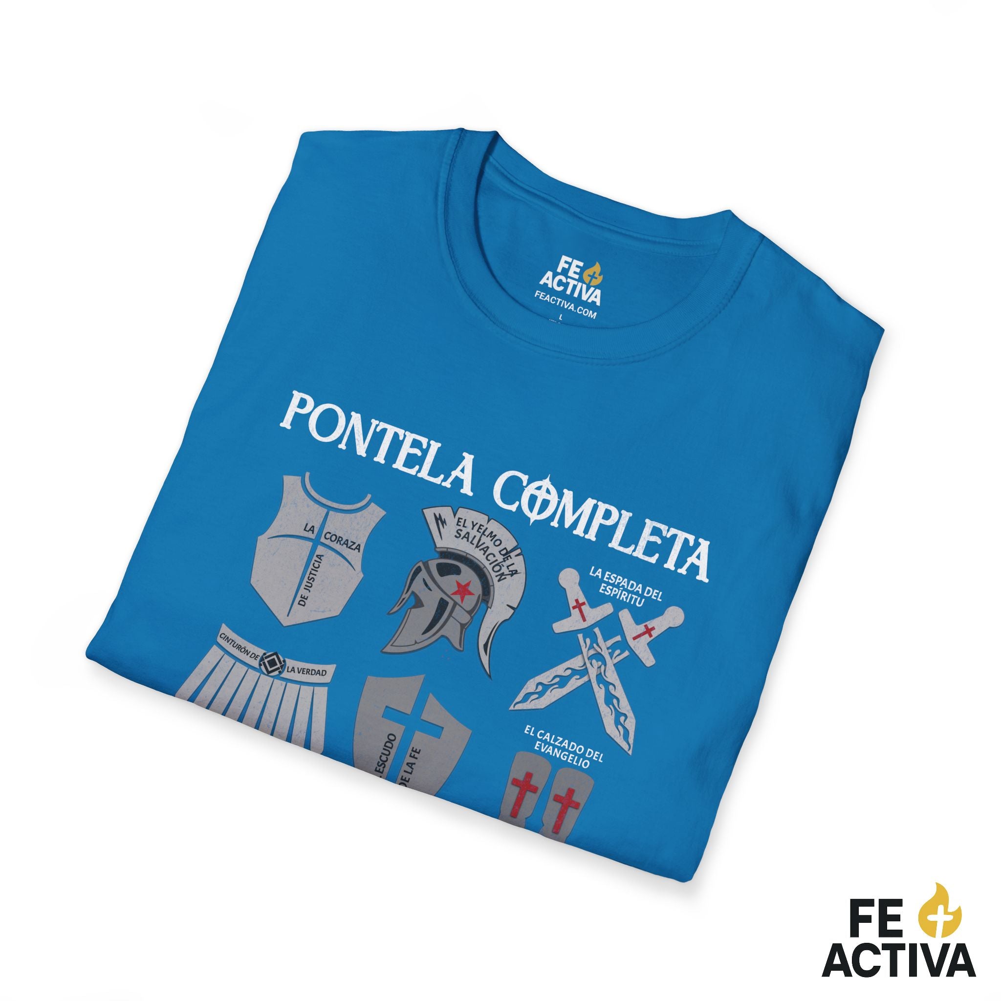 Ponte la Armadura – Efesios 6:11 | Camiseta Cristiana | Fe Activa