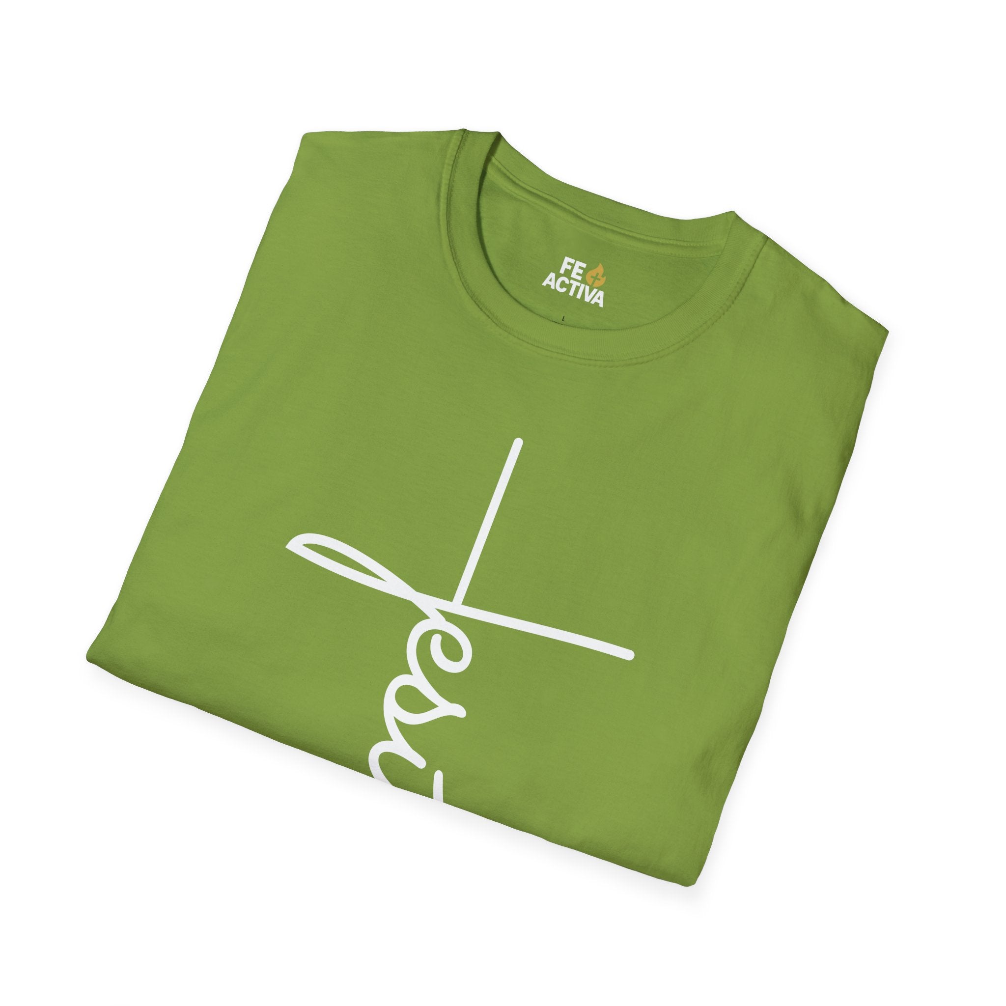 La Cruz y Jesus - Camiseta Cristiana en Español