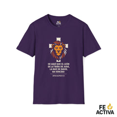 Jesus: El Leon de Judah | Apocalipsis 19:16  | Camiseta Cristiana | Fe Activa