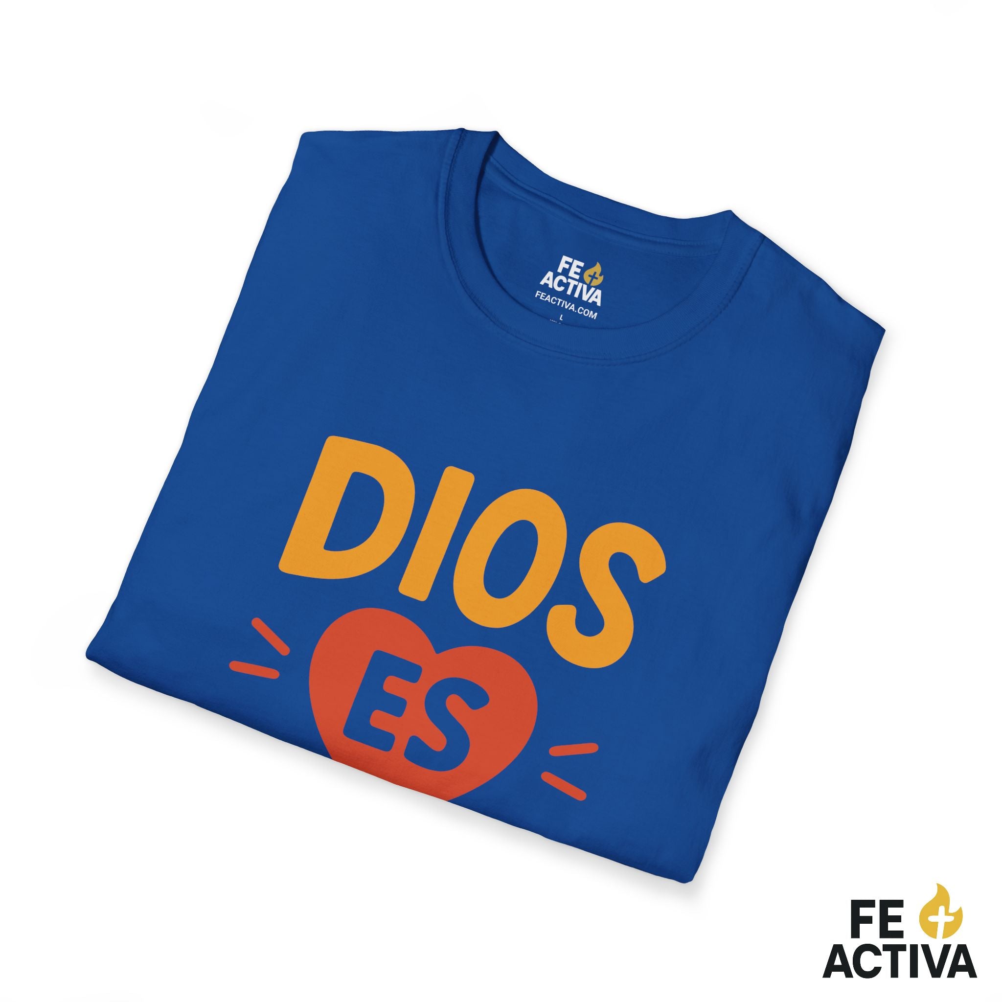 Dios es Amor  | Camiseta Cristiana | Fe Activa