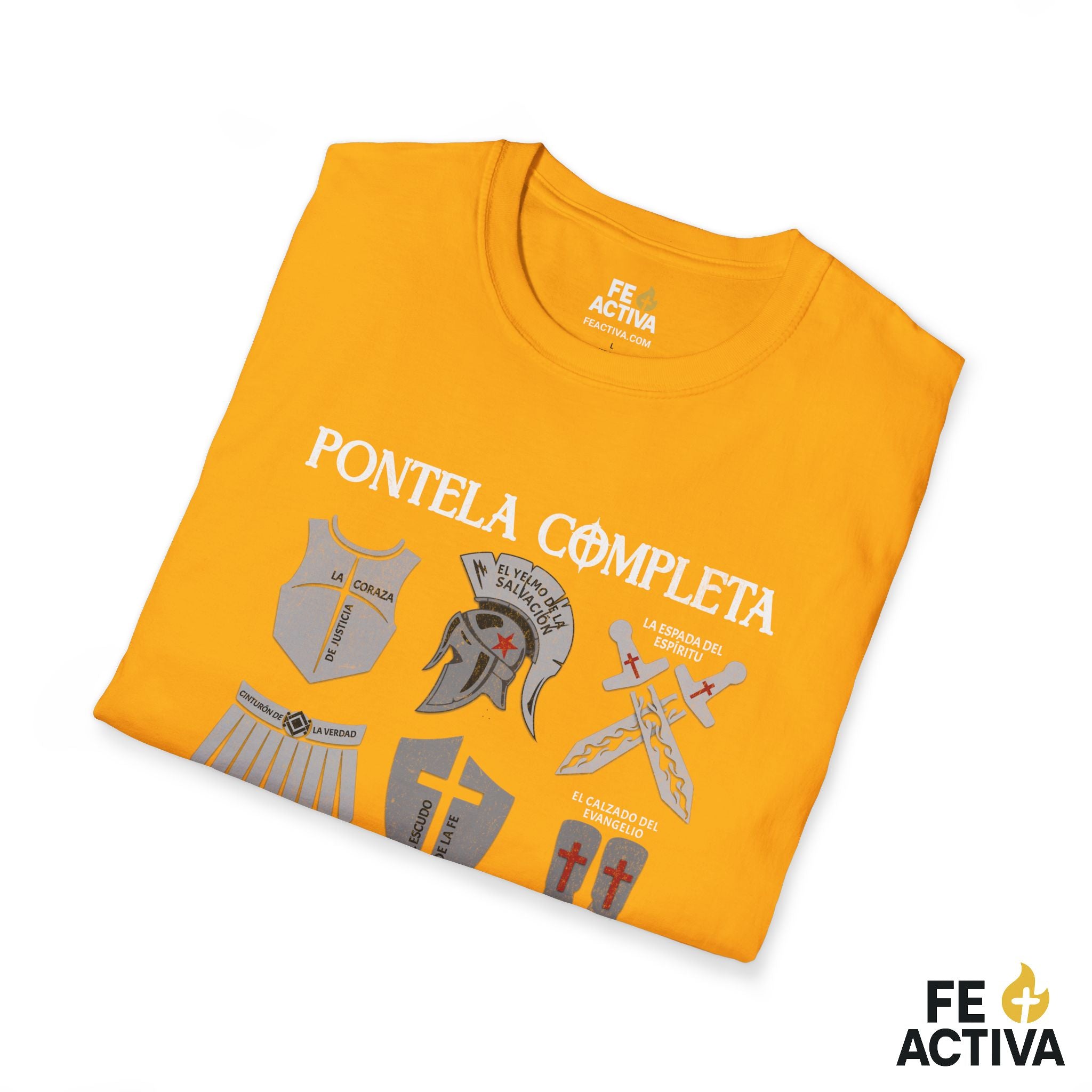 Ponte la Armadura – Efesios 6:11 | Camiseta Cristiana | Fe Activa