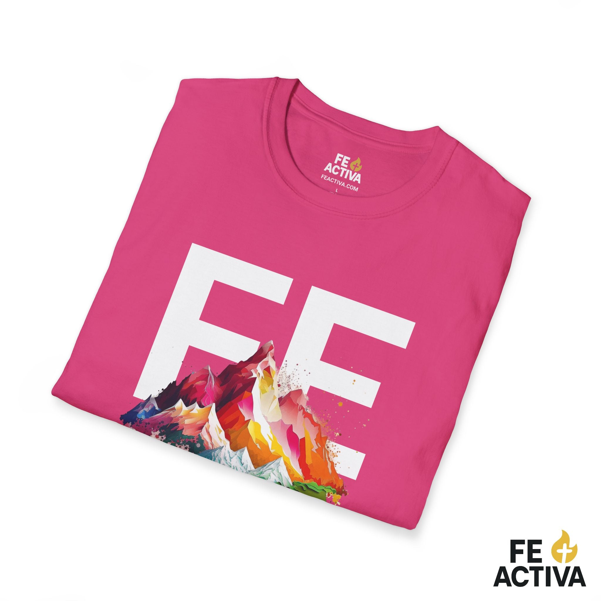 Fe que mueve Montañas - Mateo 17:20 | Camisetas Cristianas | Fe Activa