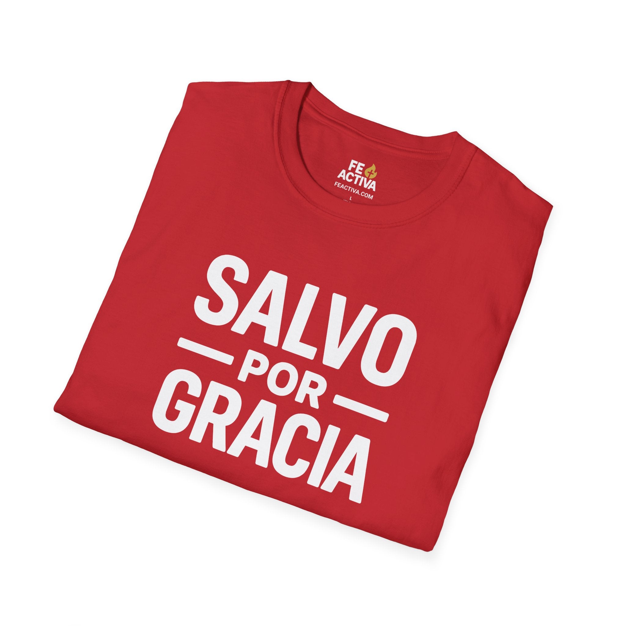 Salvo por Gracia | Camiseta Cristiana | Fe Activa