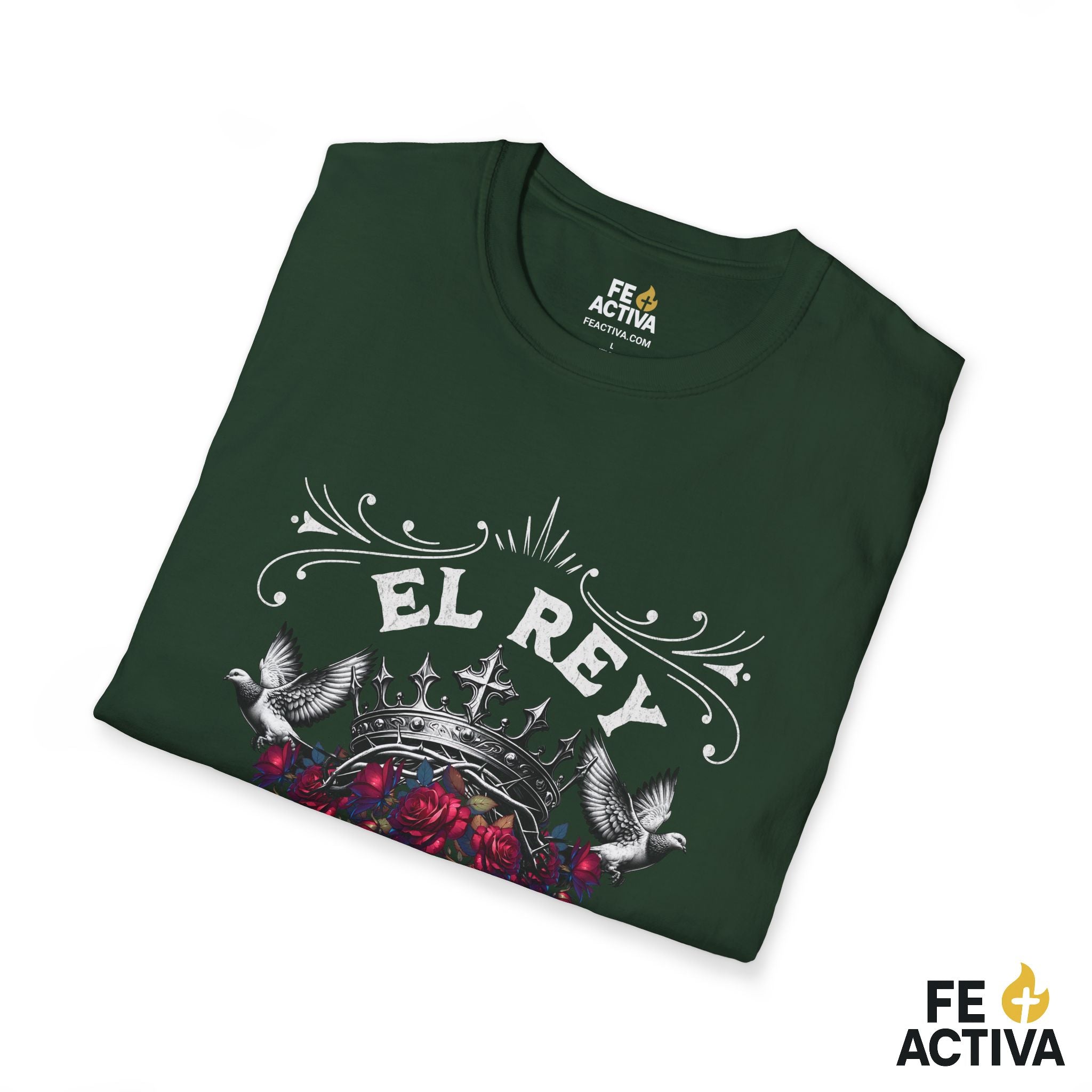 El Rey de Reyes – 1 Timoteo 6:15 | Camiseta Cristiana | Fe Activa
