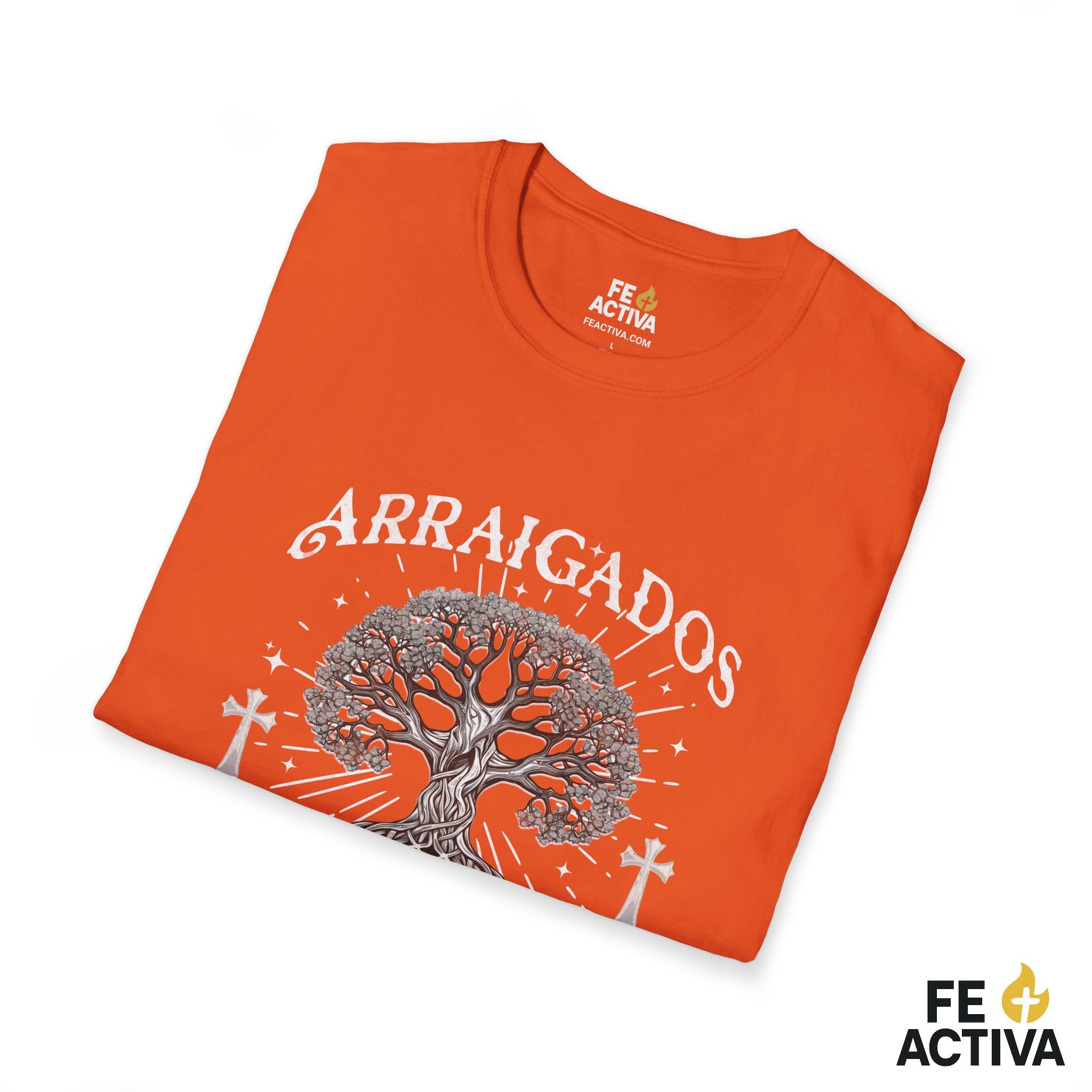 Arraigados en Cristo – Colosenses 2:7 | Camiseta Cristiana | Fe Activa