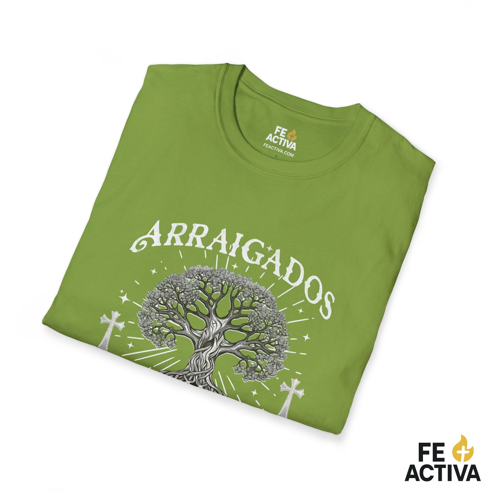 Arraigados en Cristo – Colosenses 2:7 | Camiseta Cristiana | Fe Activa