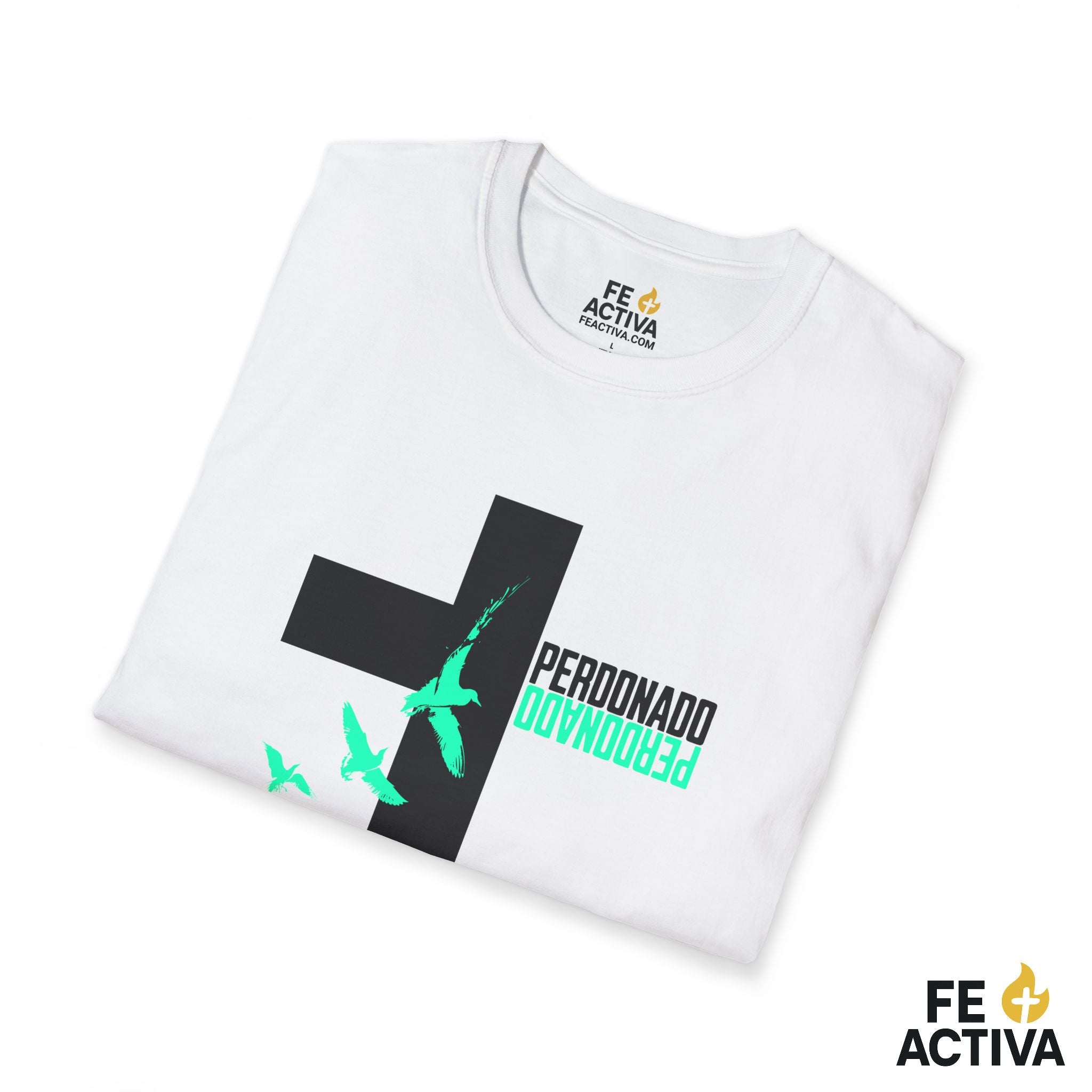 Perdonado  | Camiseta Cristiana | Fe Activa