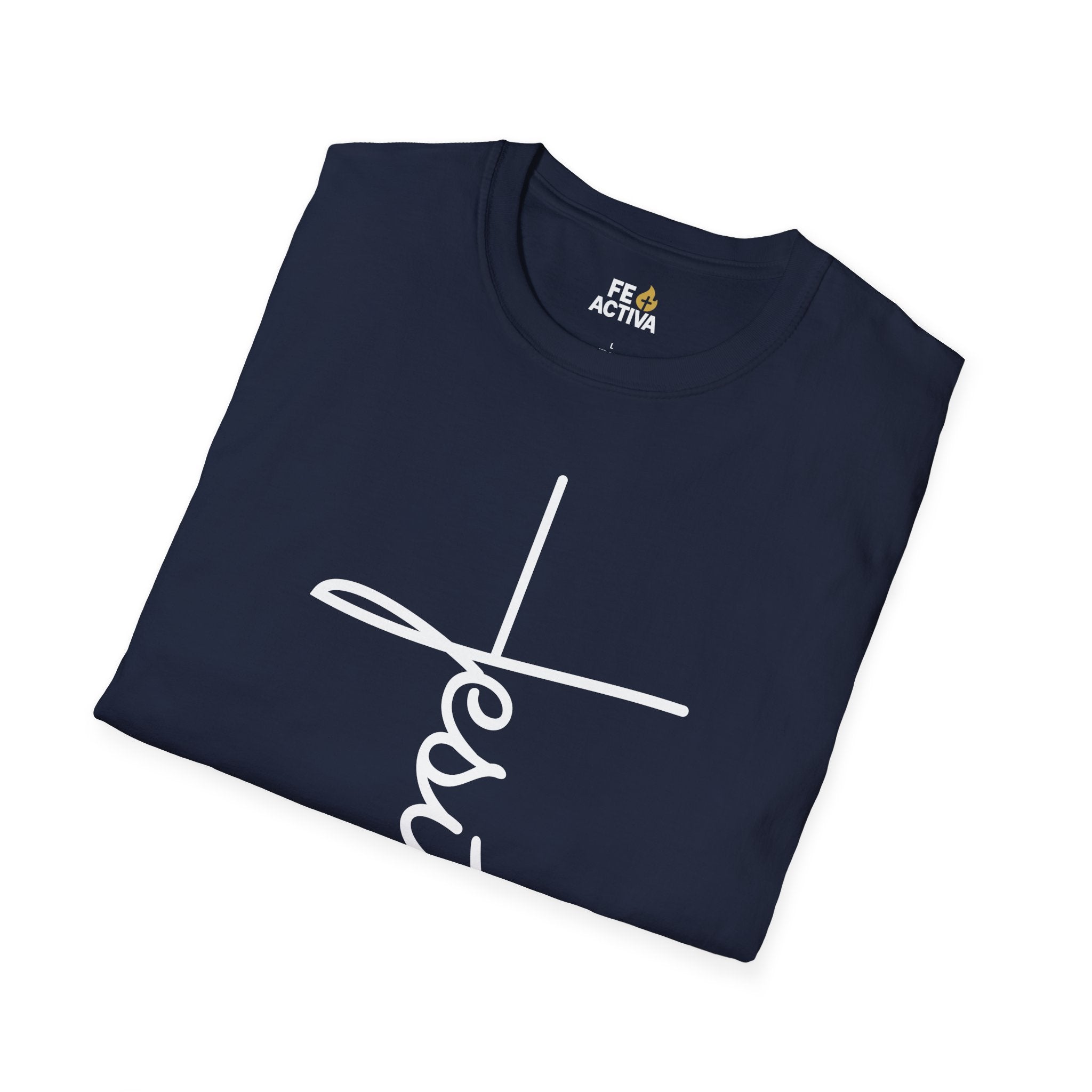 La Cruz y Jesus - Camiseta Cristiana en Español