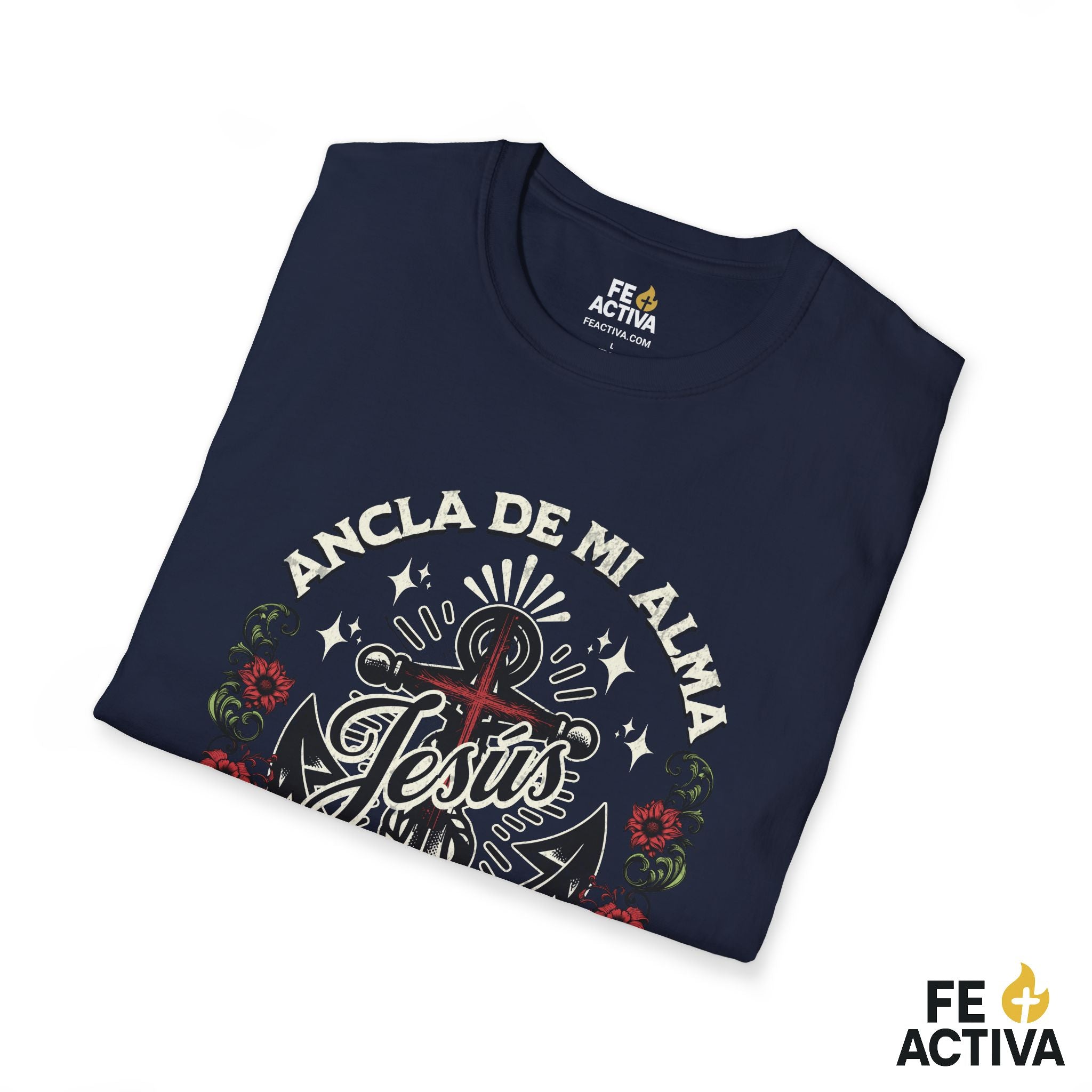 Ancla de mi Alma – Hebreos 6:19 | Camiseta Cristiana | Fe Activa