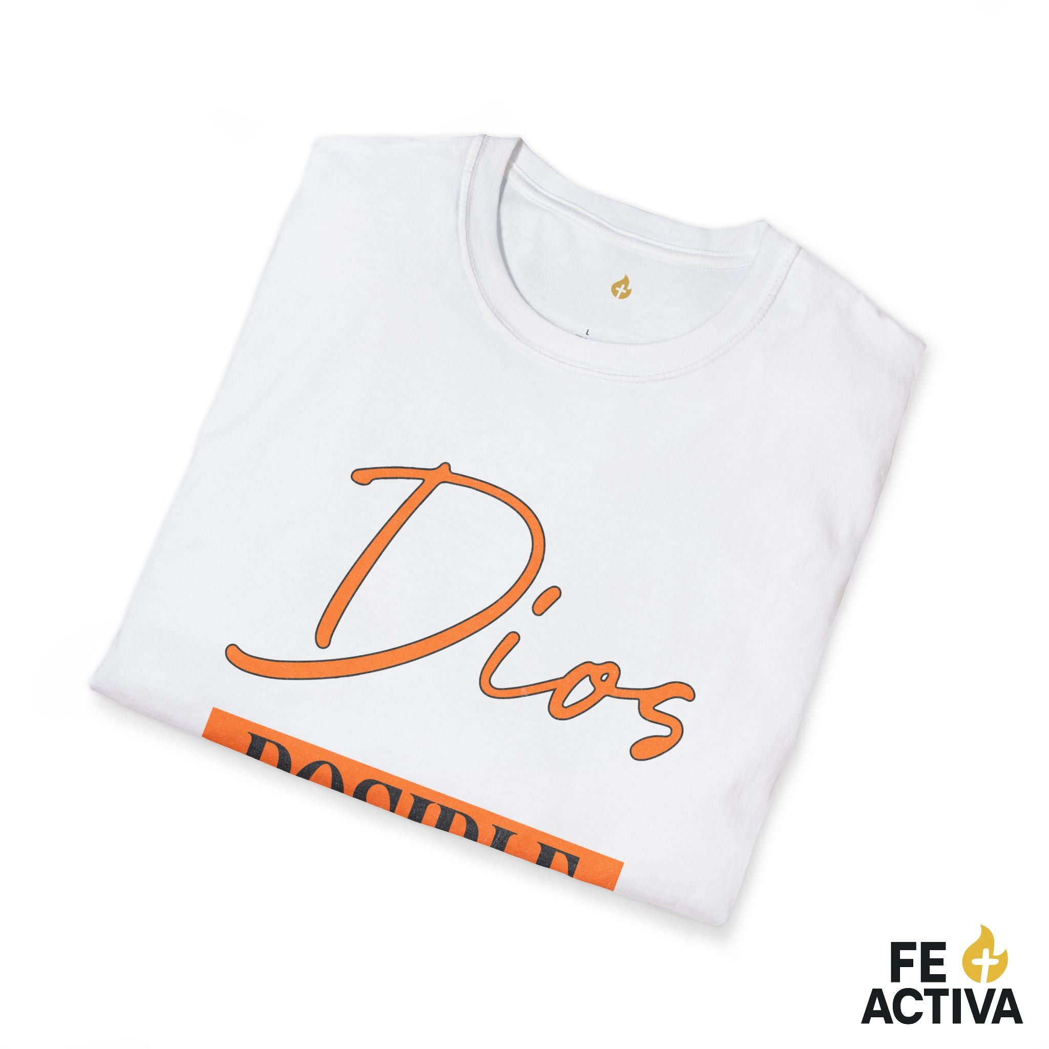 Con Dios todo es posible – Camiseta Cristiana Unisex