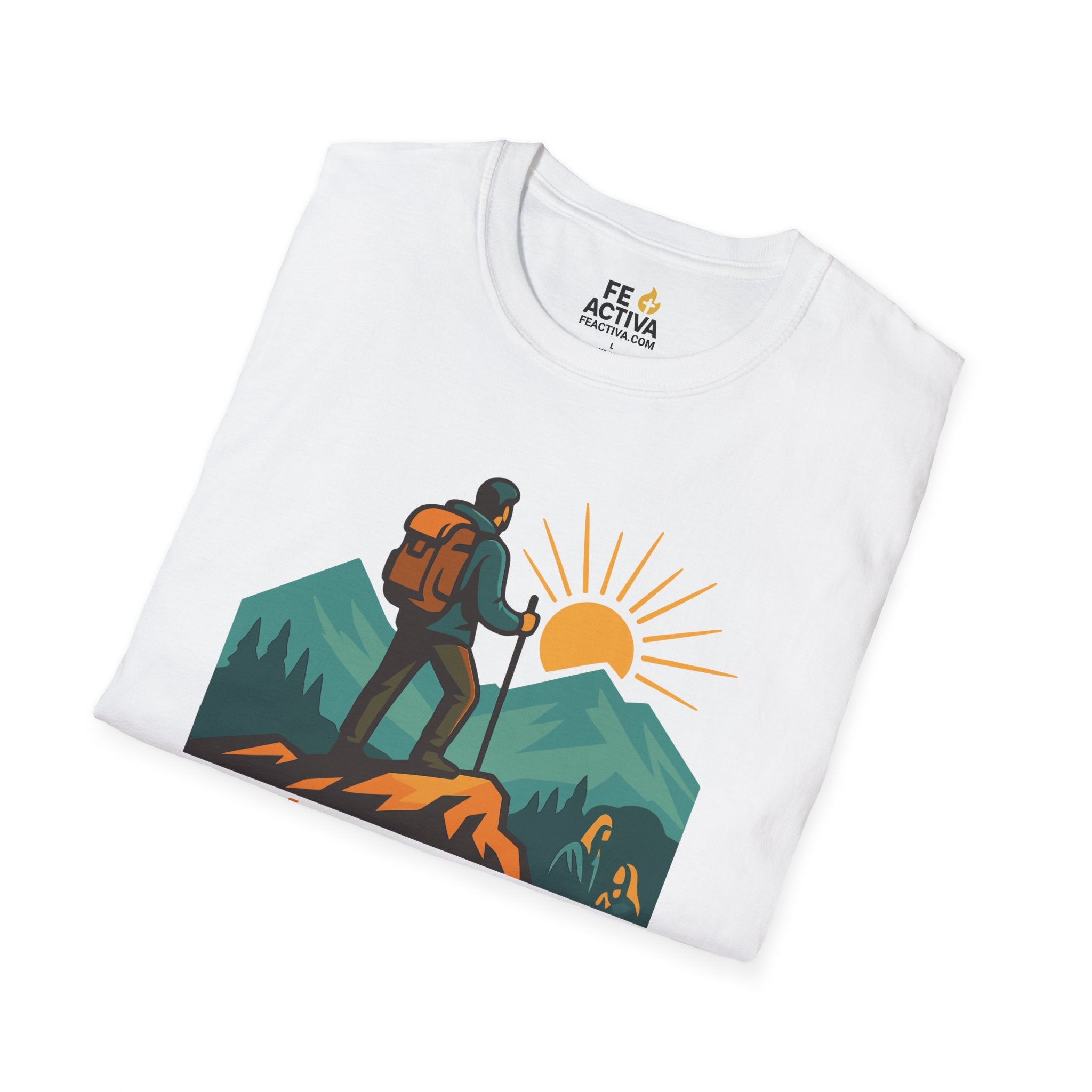 Se Fuerte y Valiente Josue 1:9 | Camiseta Cristiana | Fe Activa