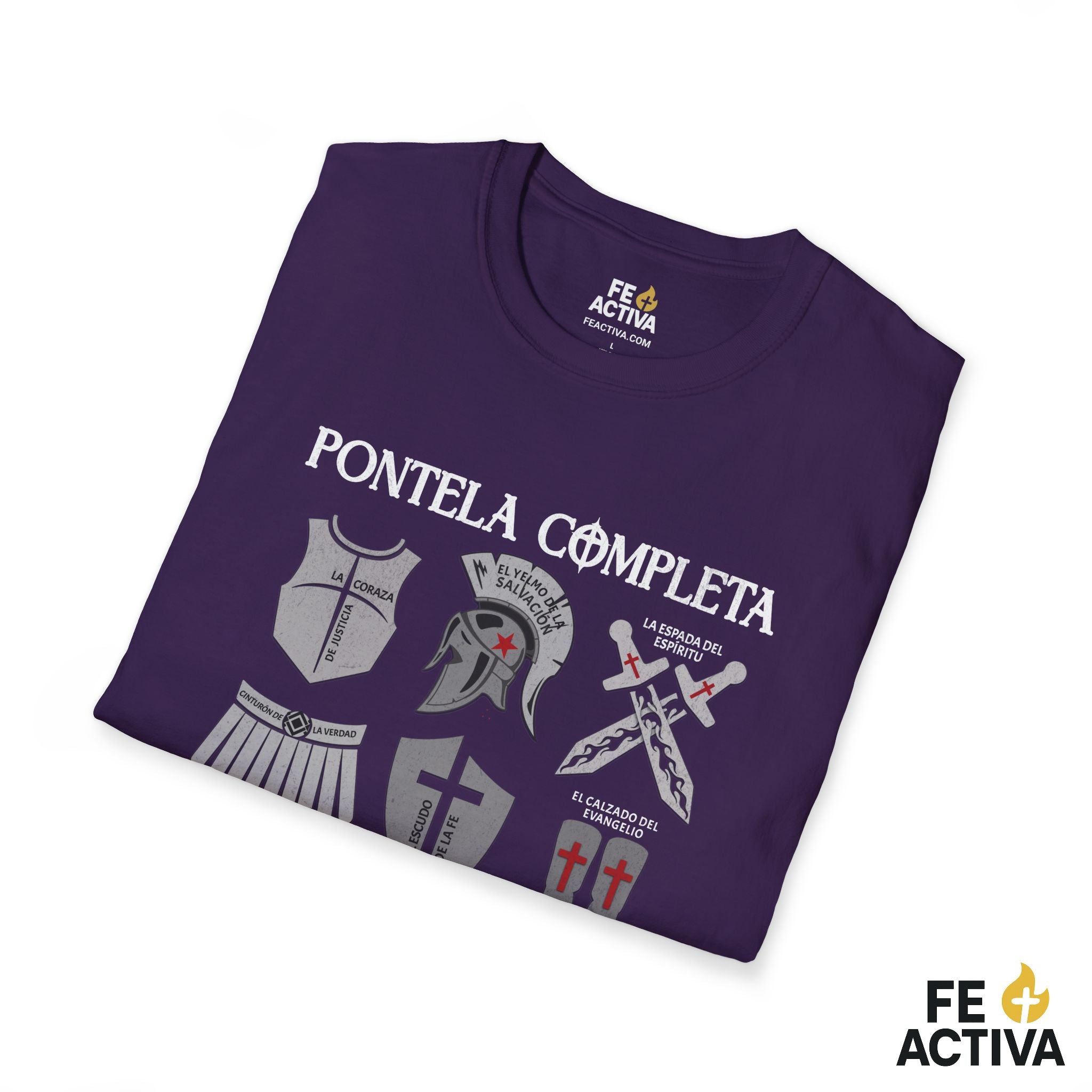 Ponte la Armadura – Efesios 6:11 | Camiseta Cristiana | Fe Activa