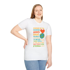 Juan 3:16 | Un Amor Eterno | Camiseta Cristiana | Fe Activa