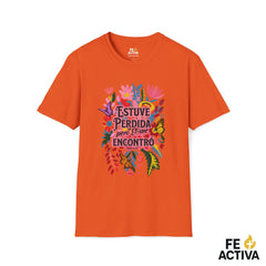 Estuve Perdida, pero Él me Encontró – Lucas 15:24 | Camiseta Cristiana | Fe Activa