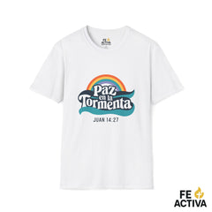 Paz en la Tormenta – Juan 14:27 | Camiseta Cristiana | Fe Activa