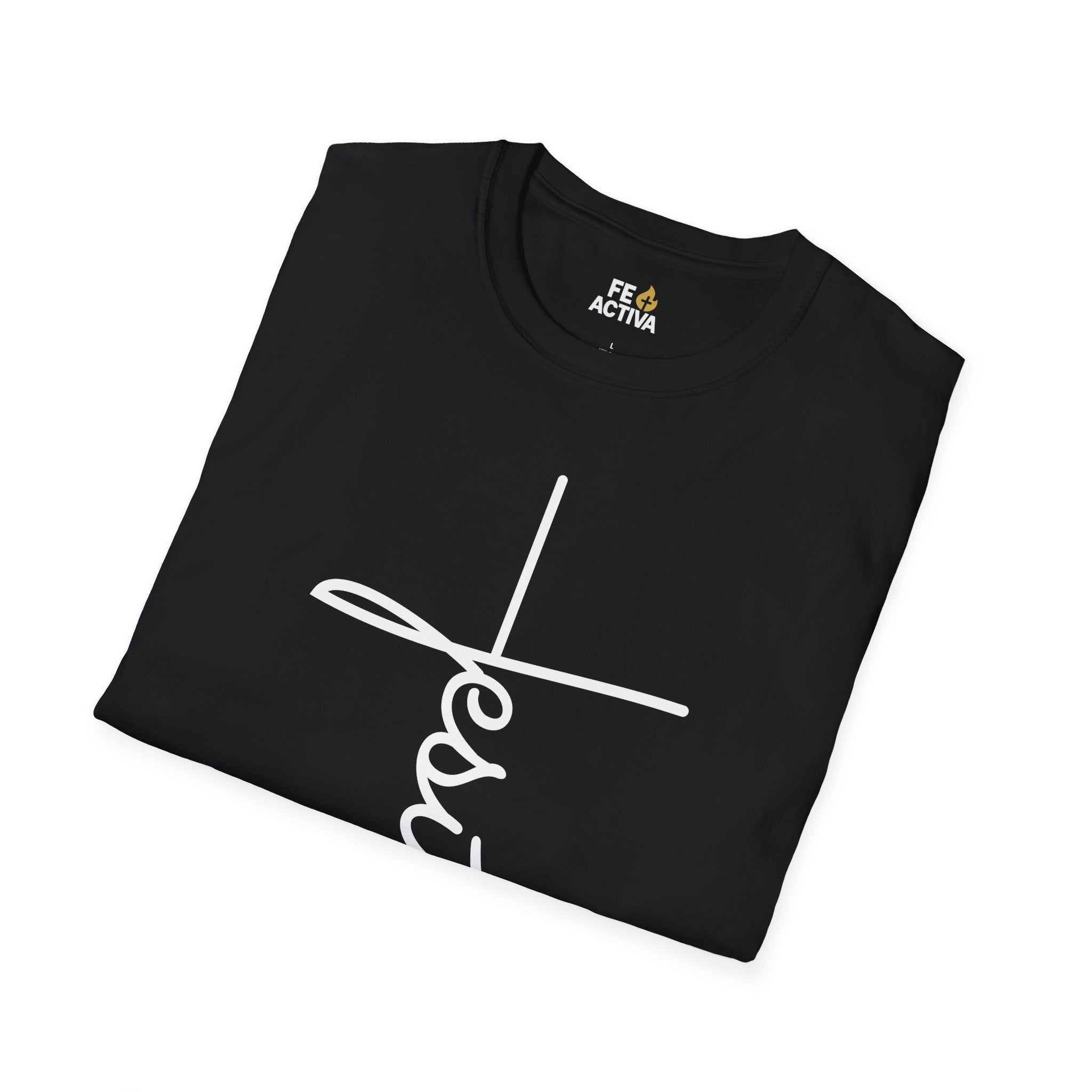 La Cruz y Jesus - Camiseta Cristiana en Español