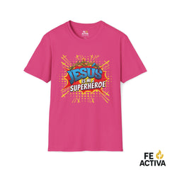 Jesús es mi Superhéroe – Juan 15:13 | Camiseta Cristiana | Fe Activa