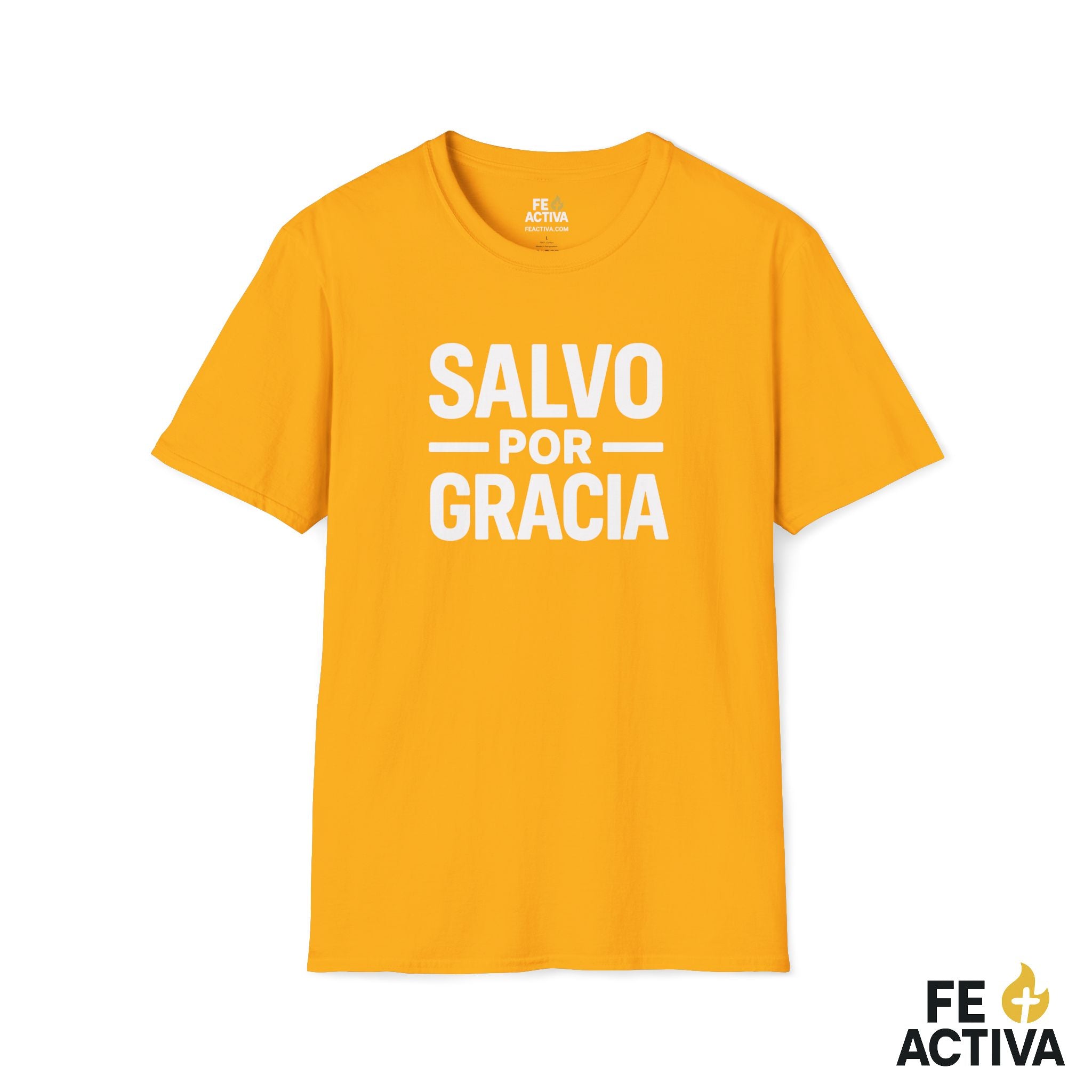 Salvo por Gracia | Camiseta Cristiana | Fe Activa