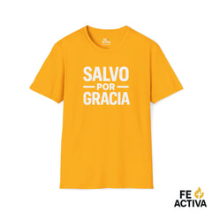 Salvo por Gracia | Camiseta Cristiana | Fe Activa