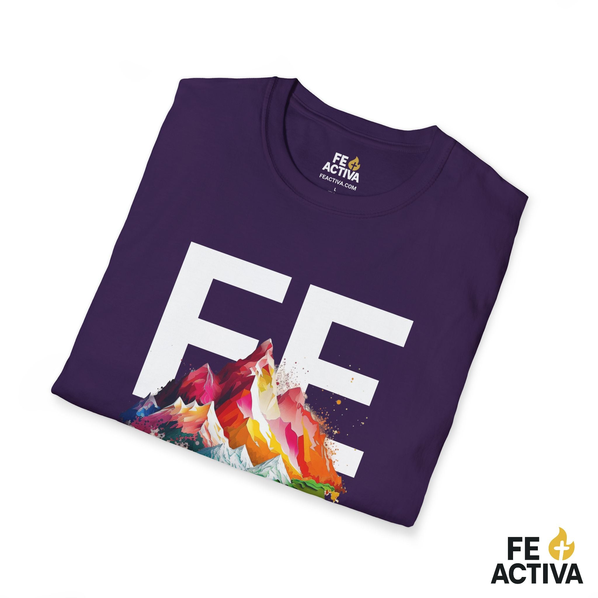 Fe que mueve Montañas - Mateo 17:20 | Camisetas Cristianas | Fe Activa