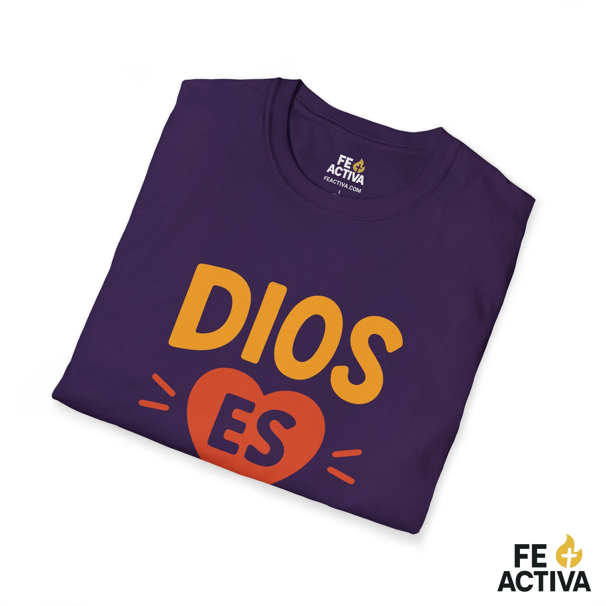 Dios es Amor  | Camiseta Cristiana | Fe Activa