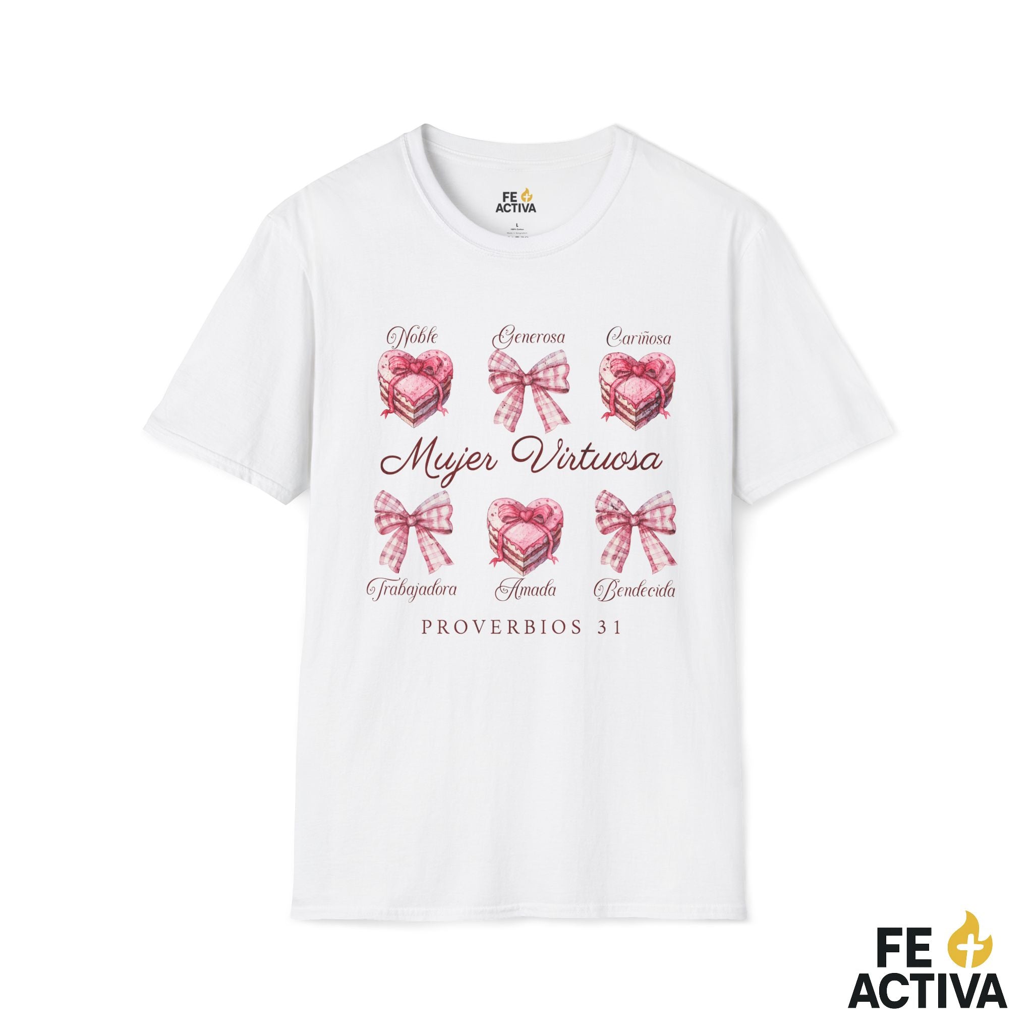 Mujer Virtuosa – Proverbios 31 | Camiseta Cristiana | Fe Activa
