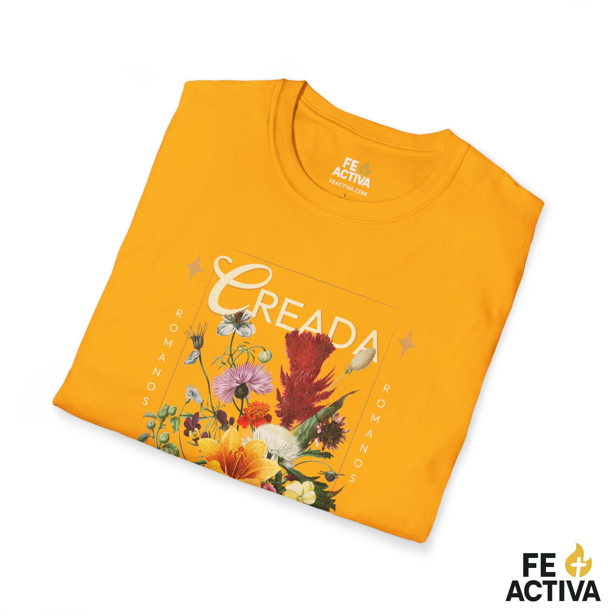 Creada con un Propósito – Romanos 8:28 | Camiseta Cristiana | Fe Activa
