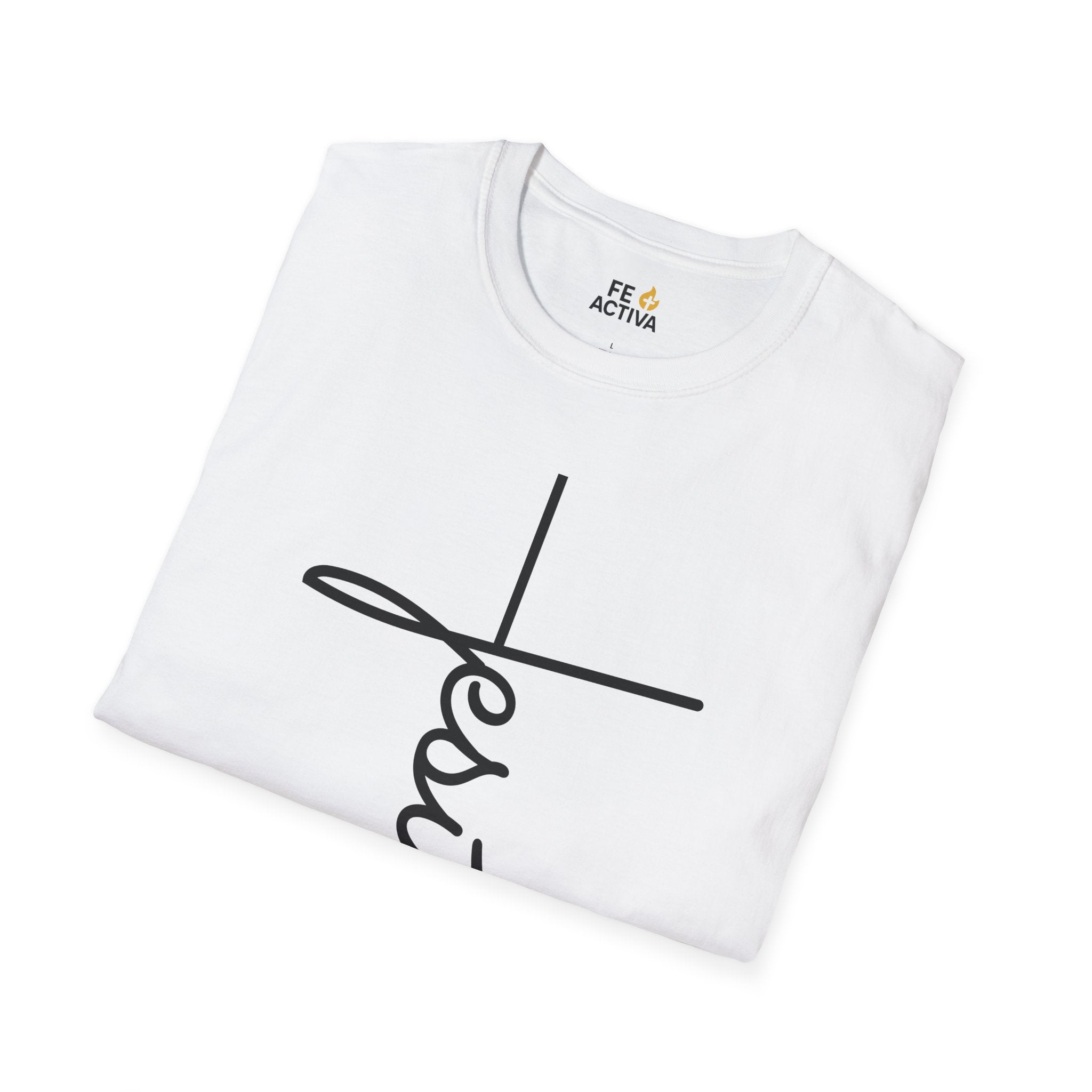 La Cruz y Jesus - Camiseta Cristiana en Español