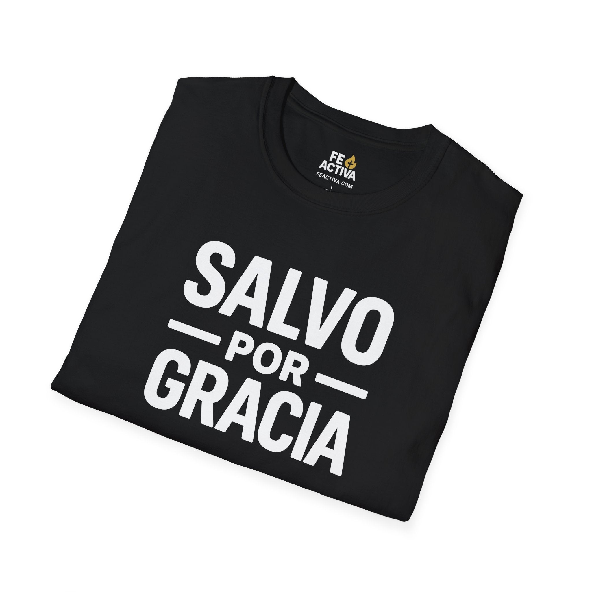 Salvo por Gracia | Camiseta Cristiana | Fe Activa
