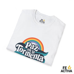 Paz en la Tormenta – Juan 14:27 | Camiseta Cristiana | Fe Activa