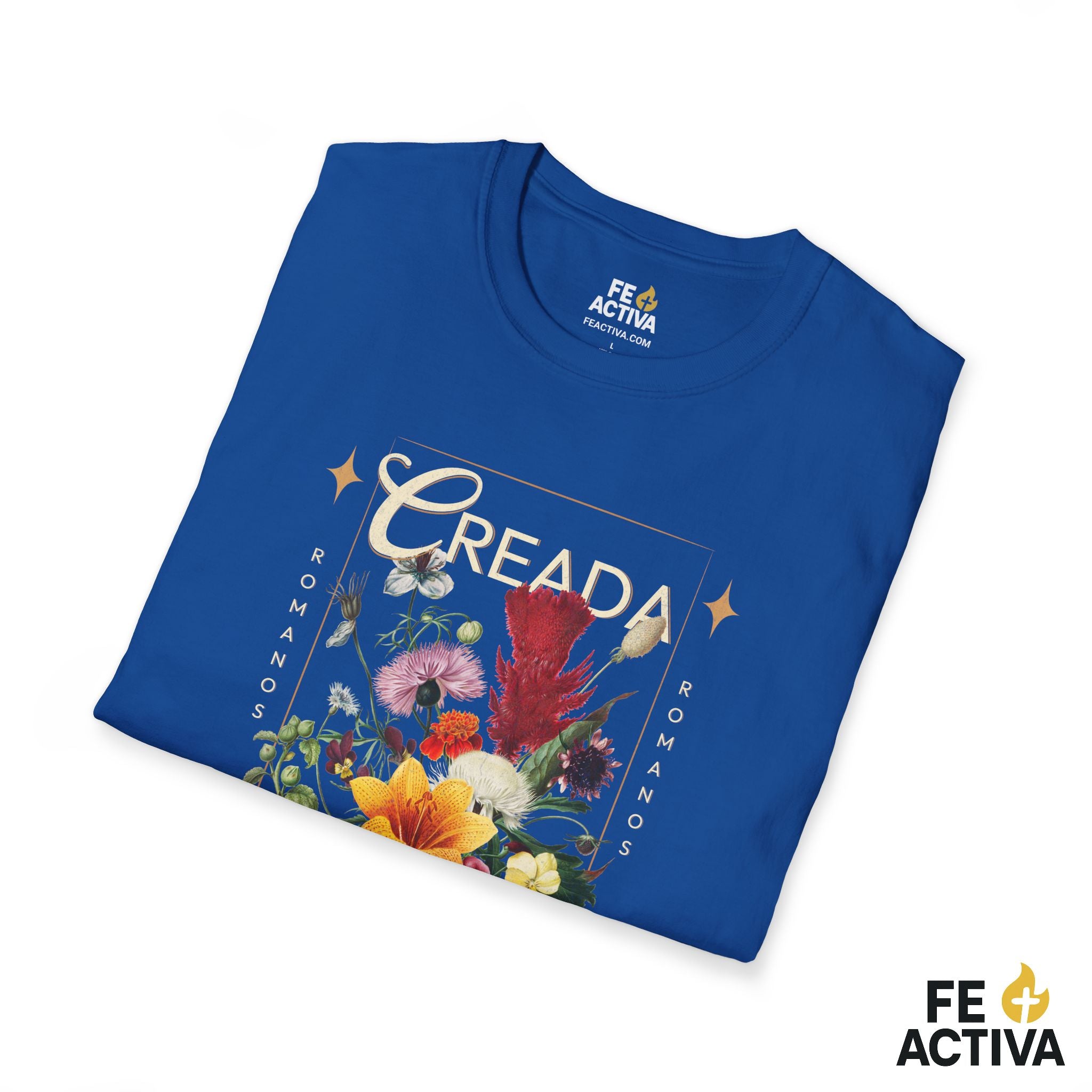 Creada con un Propósito – Romanos 8:28 | Camiseta Cristiana | Fe Activa