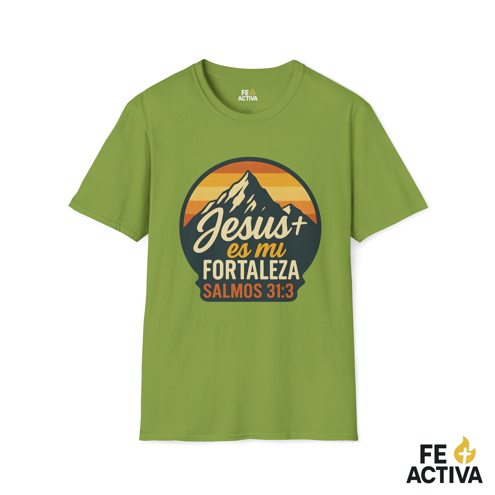 Jesus es mi Fortaleza - Salmos 31:3 | Camiseta Cristiana | Fe Activa