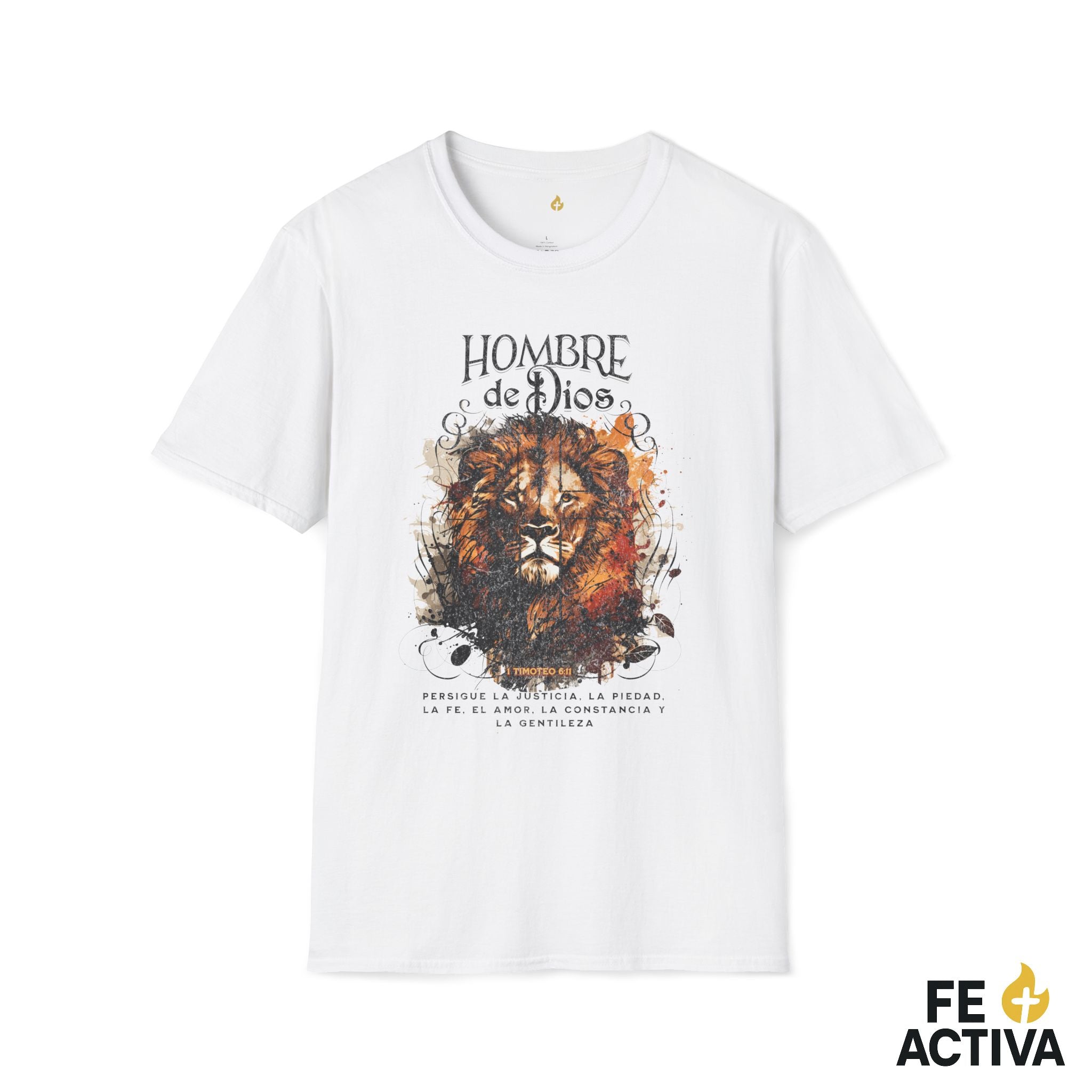 Hombre de Dios – 1 Timoteo 6:11 | Camiseta Cristiana | Fe Activa