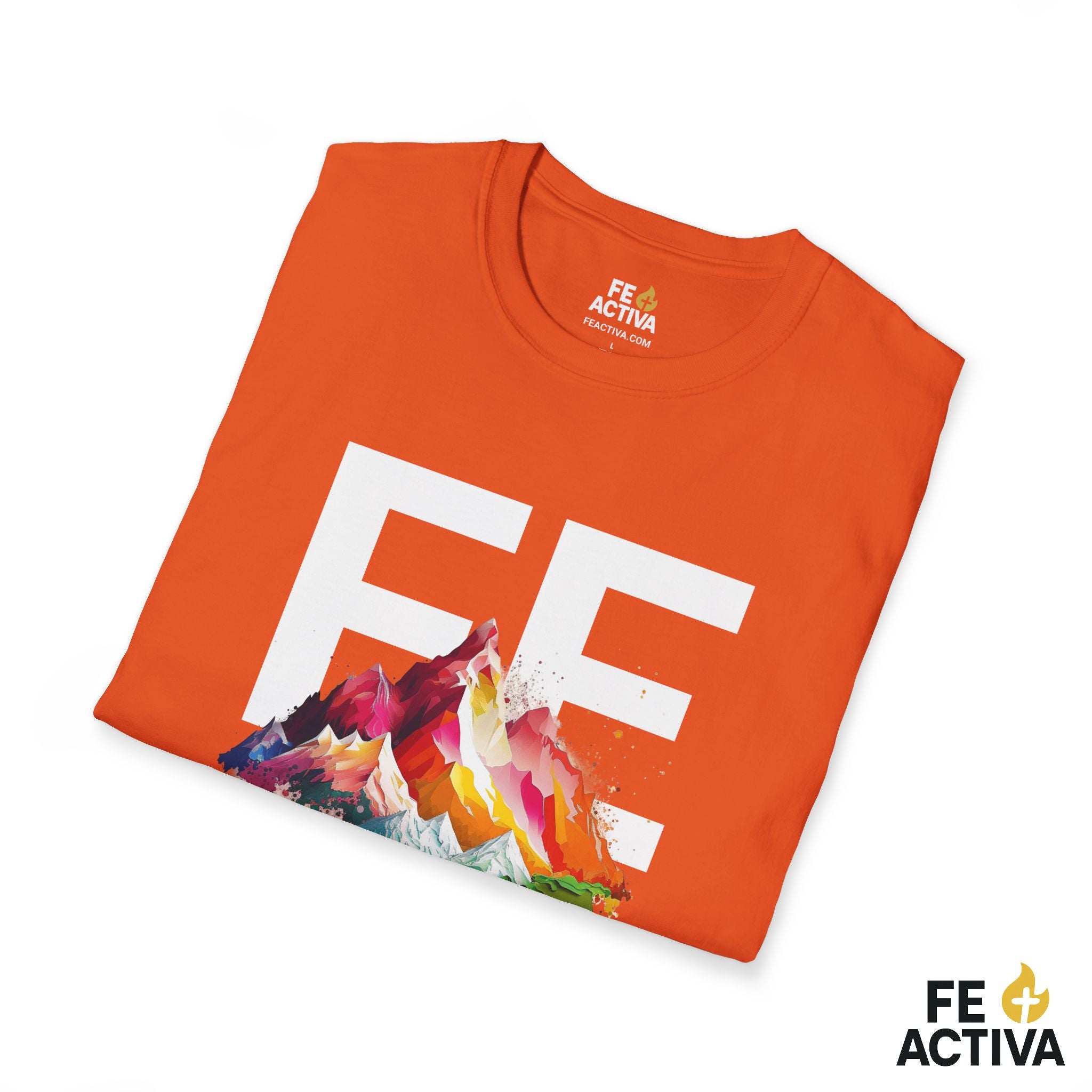 Fe que mueve Montañas - Mateo 17:20 | Camisetas Cristianas | Fe Activa
