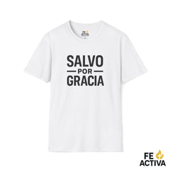 Salvo por Gracia | Camiseta Cristiana | Fe Activa