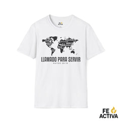 Llamado Para Servir – Marcos 10:45 | Camiseta Cristiana | Fe Activa