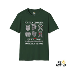 Ponte la Armadura – Efesios 6:11 | Camiseta Cristiana | Fe Activa