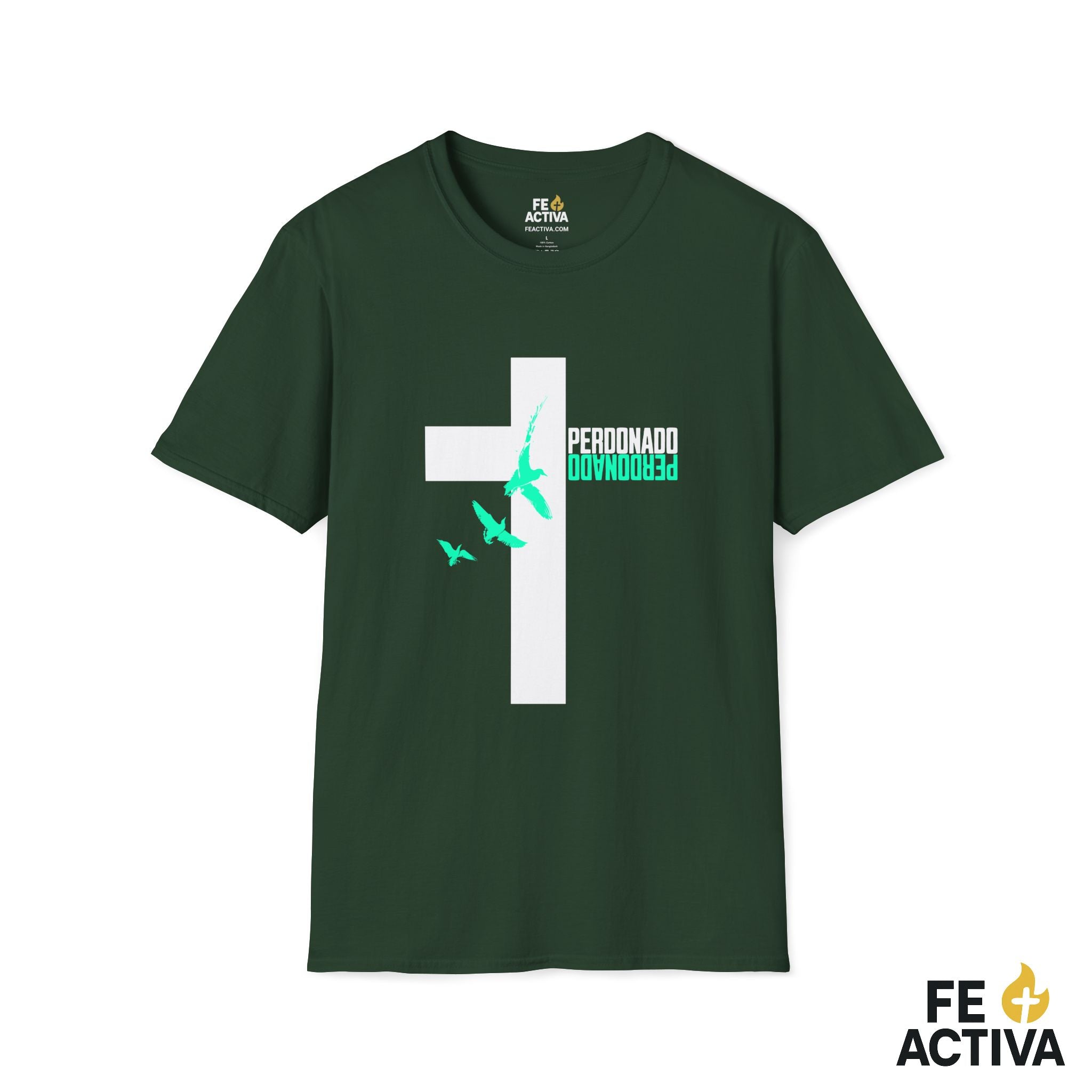 Perdonado  | Camiseta Cristiana | Fe Activa