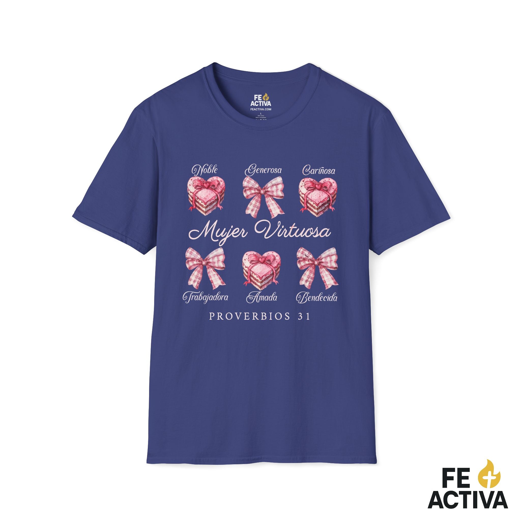Mujer Virtuosa – Proverbios 31 | Camiseta Cristiana | Fe Activa