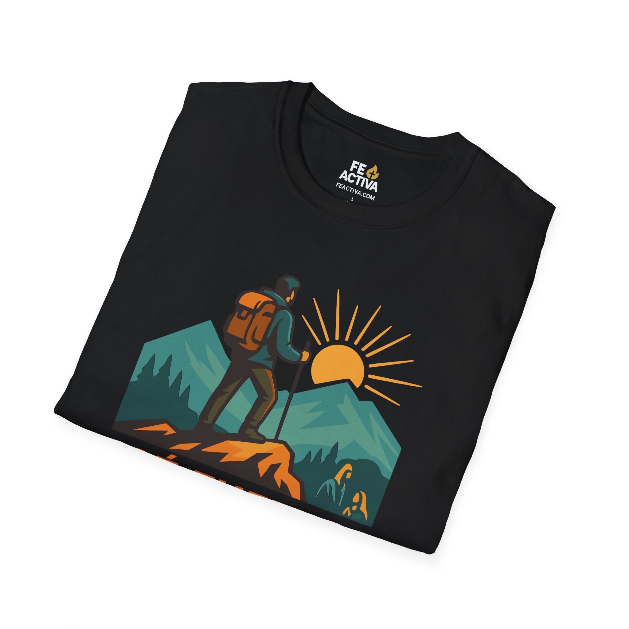 Se Fuerte y Valiente Josue 1:9 | Camiseta Cristiana | Fe Activa