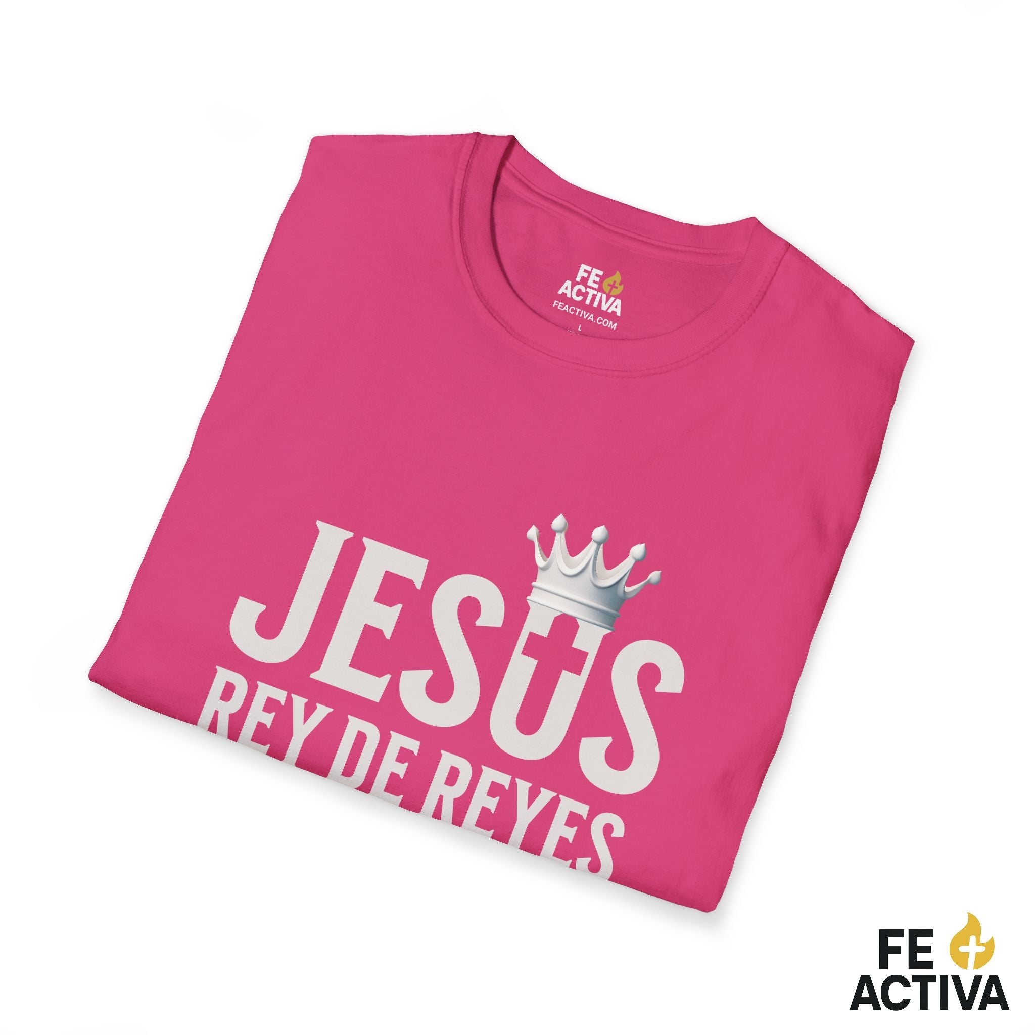 Jesus Rey de Reyes | Apocalipsis 19:16  | Camiseta Cristiana | Fe Activa
