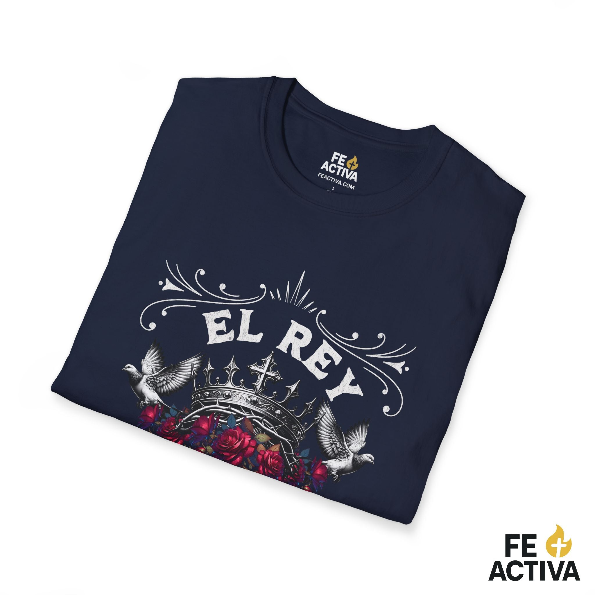El Rey de Reyes – 1 Timoteo 6:15 | Camiseta Cristiana | Fe Activa