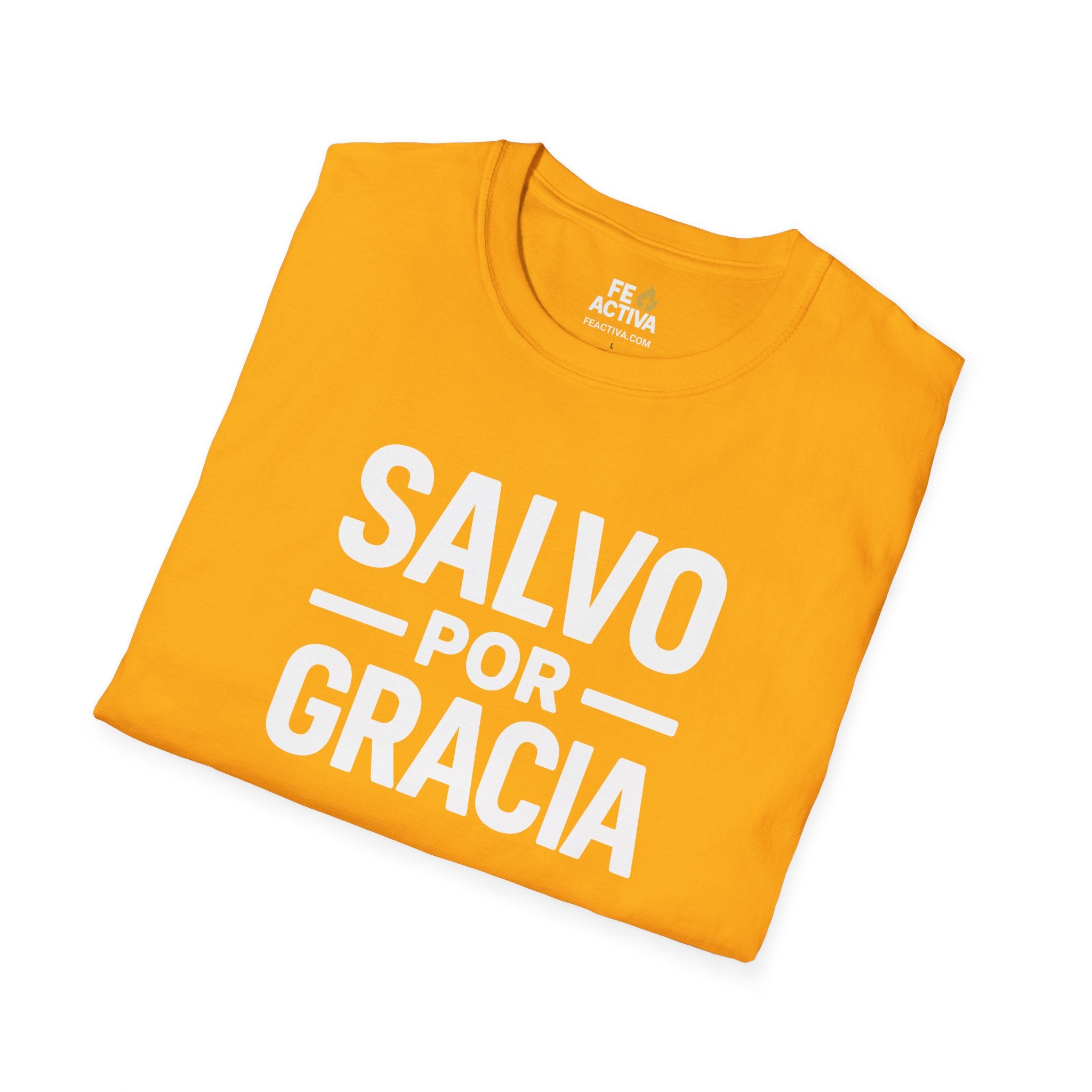 Salvo por Gracia | Camiseta Cristiana | Fe Activa