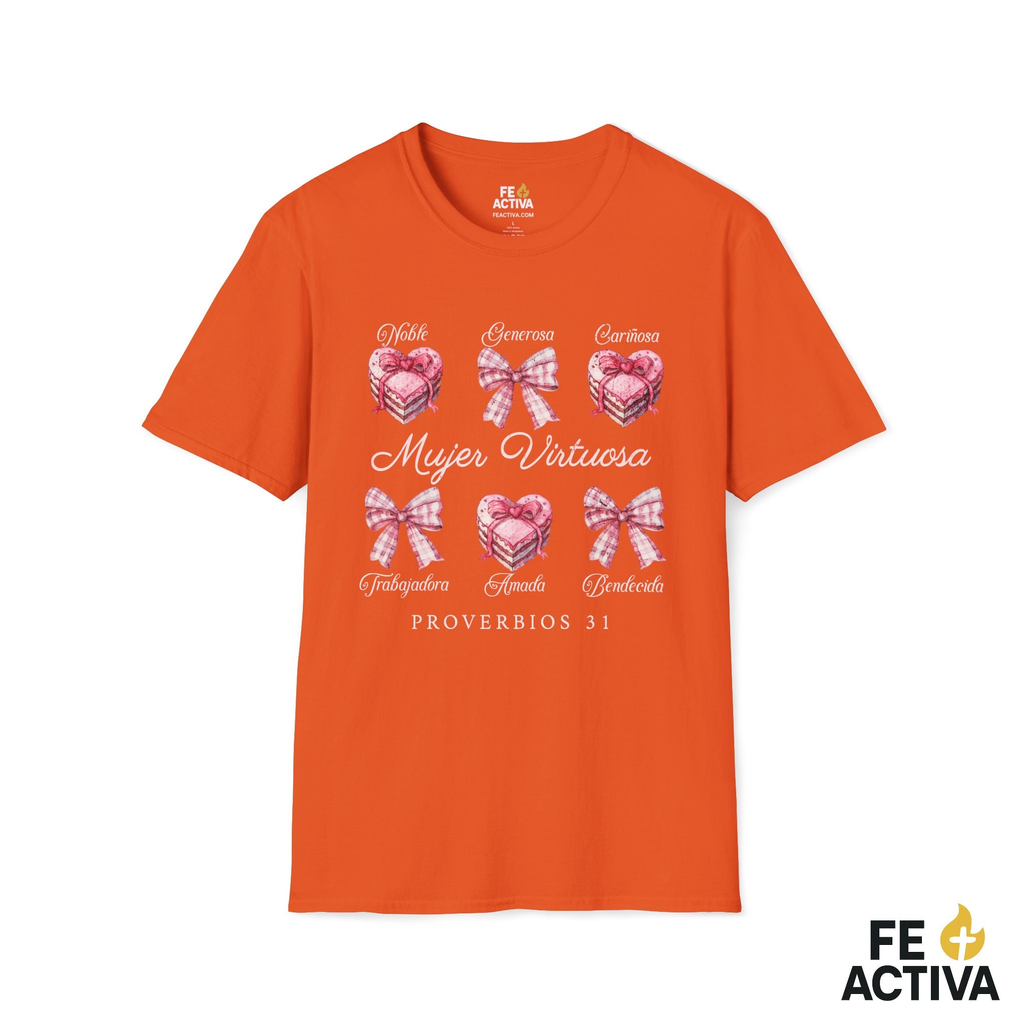 Mujer Virtuosa – Proverbios 31 | Camiseta Cristiana | Fe Activa