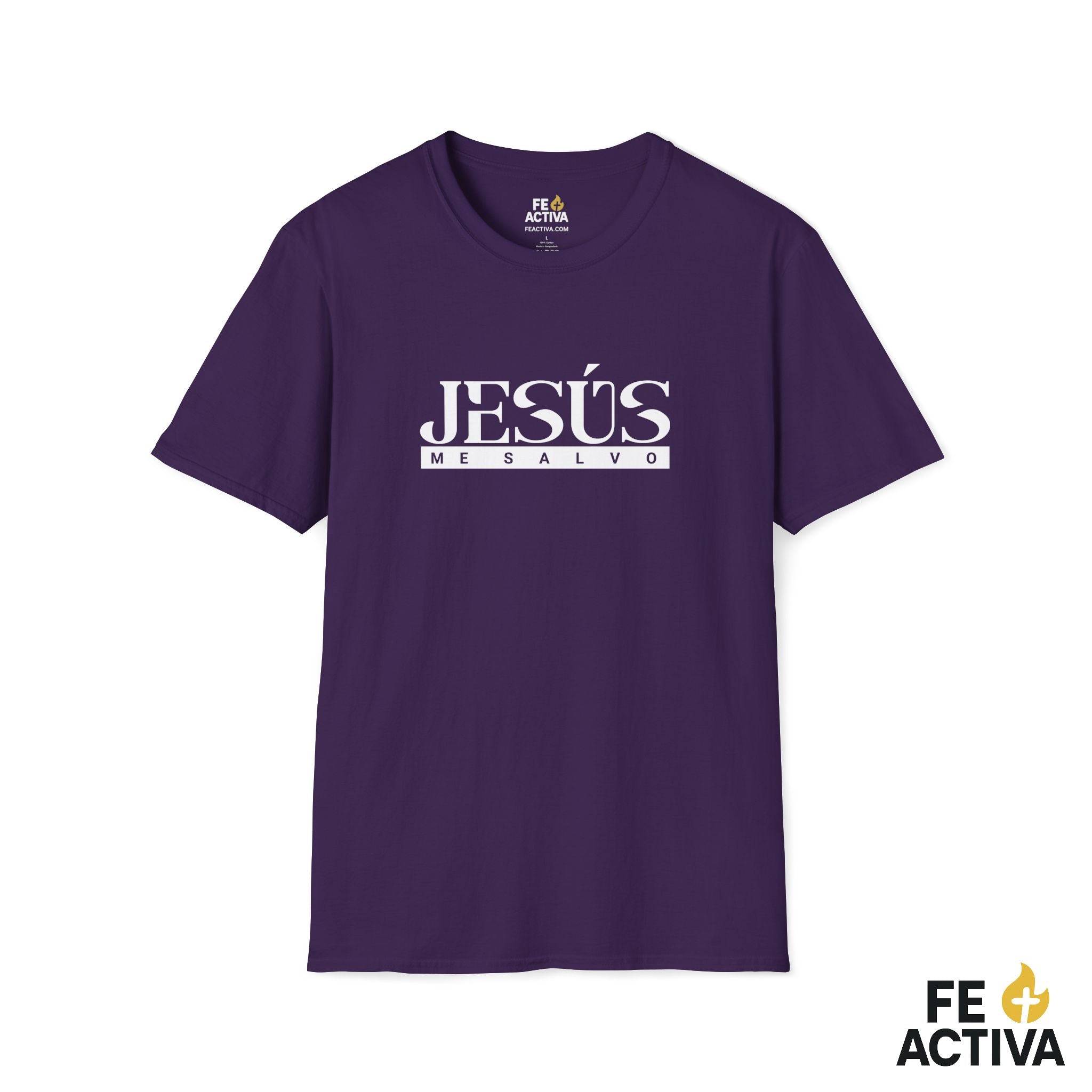 Jesus me Salvo: Lucas 19:10 | Camiseta Cristiana | Fe Activa