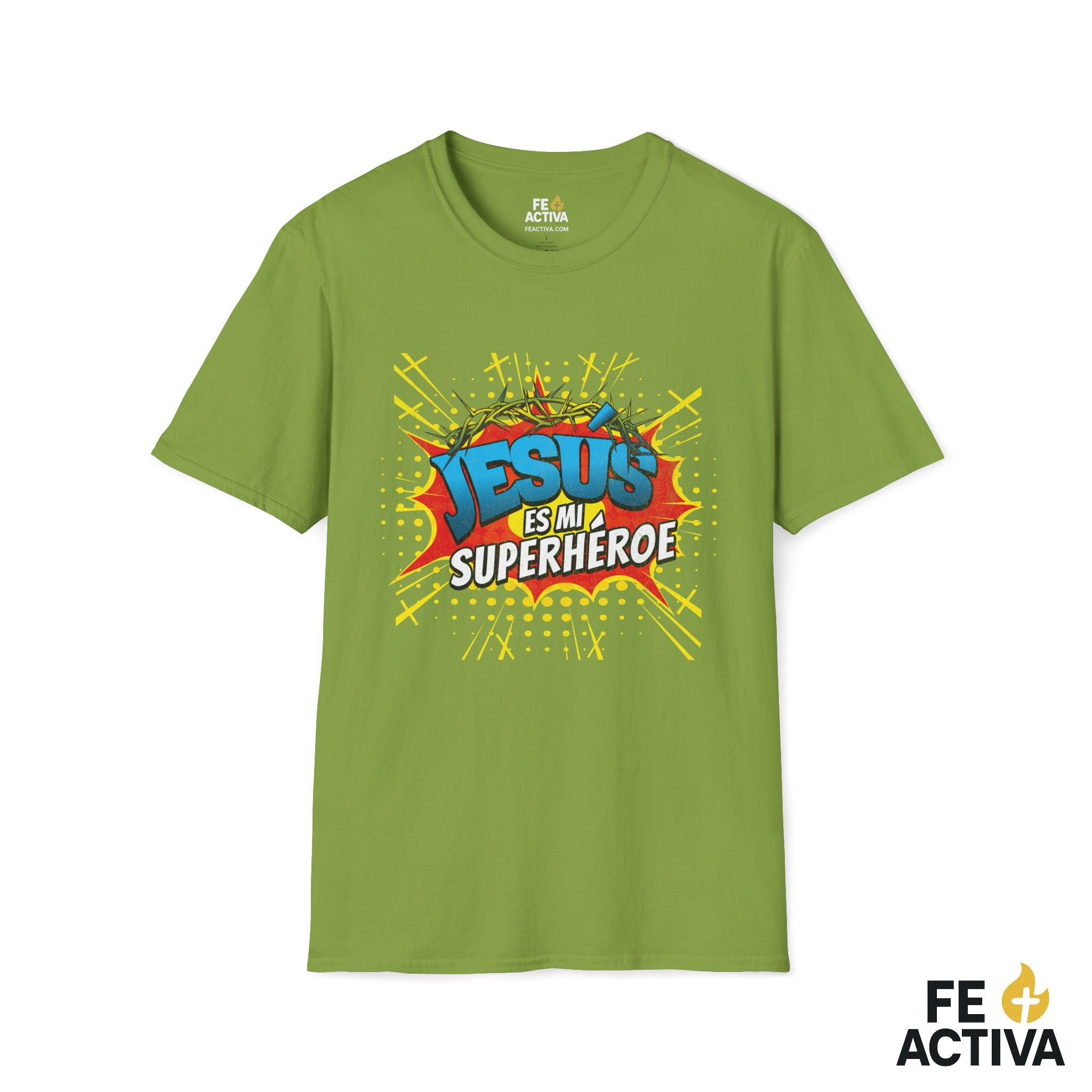 Jesús es mi Superhéroe – Juan 15:13 | Camiseta Cristiana | Fe Activa
