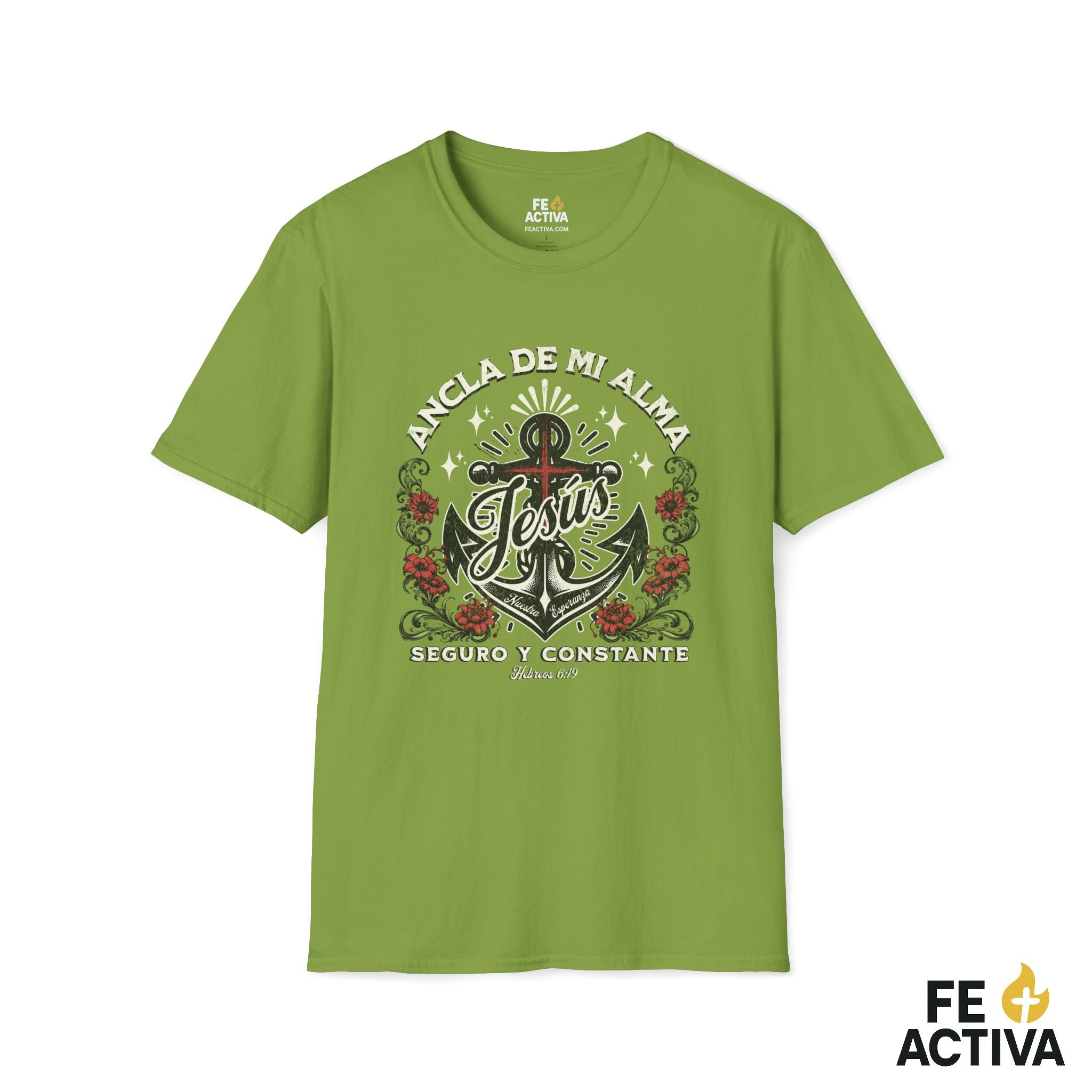 Ancla de mi Alma – Hebreos 6:19 | Camiseta Cristiana | Fe Activa