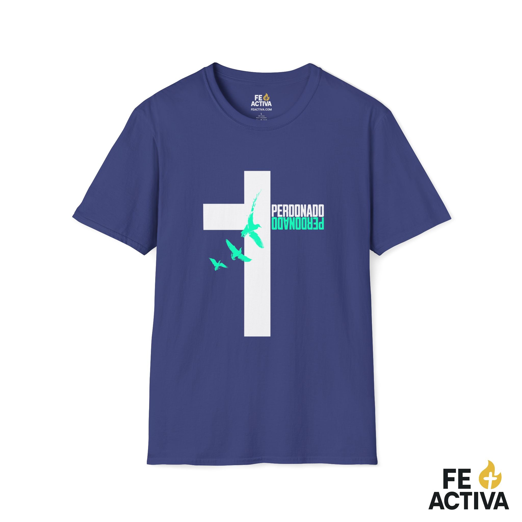 Perdonado  | Camiseta Cristiana | Fe Activa